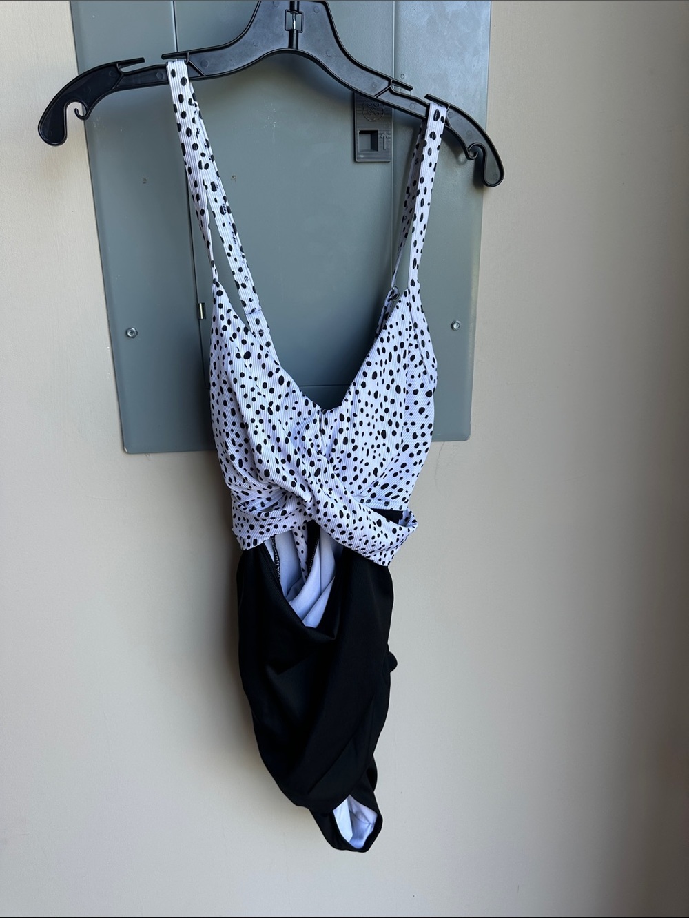 SHEIN black and white one piece swimsuit women’s size 2x